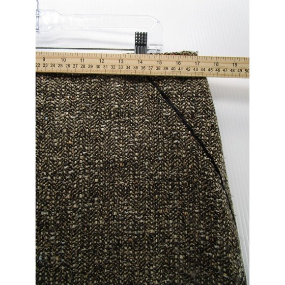 Talbots Skirt Petites 16P Wool Straight Pencil Lined Knit Career - Picture 2 of 8